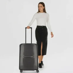 Samsonite Hartgepäck|4-Rollen Koffer<Magnum Eco 4 Rollen Trolley 69 cm graphite