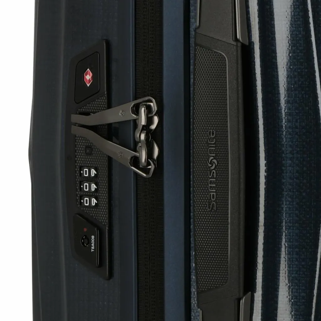 Samsonite Hartgepäck Kabinengepäck|4-Rollen Kabinentrolleys<Major-Lite 4 Rollen Kabinentrolley 55 cm mit Dehnfalte midnight blue