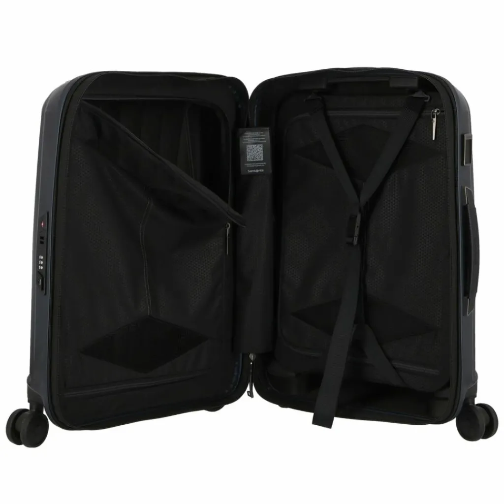 Samsonite Hartgepäck Kabinengepäck|4-Rollen Kabinentrolleys<Major-Lite 4 Rollen Kabinentrolley 55 cm mit Dehnfalte midnight blue