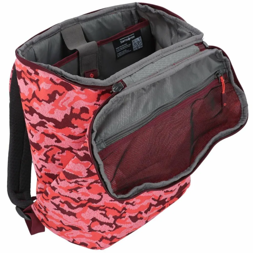 Sale Samsonite Neoknit Daypack 37 cm Laptopfach fluo red camo
