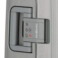 Clearance Samsonite S'Cure Spinner 4-Rollen Kabinentrolley 55 cm silver coloured