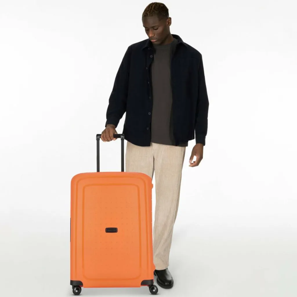 Samsonite Hartgepäck|4-Rollen Koffer<S'Cure Spinner 4-Rollen Trolley 69 cm apricot