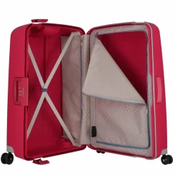 Samsonite Hartgepäck|4-Rollen Koffer<S'Cure Spinner 4-Rollen Trolley 75 cm crimson red