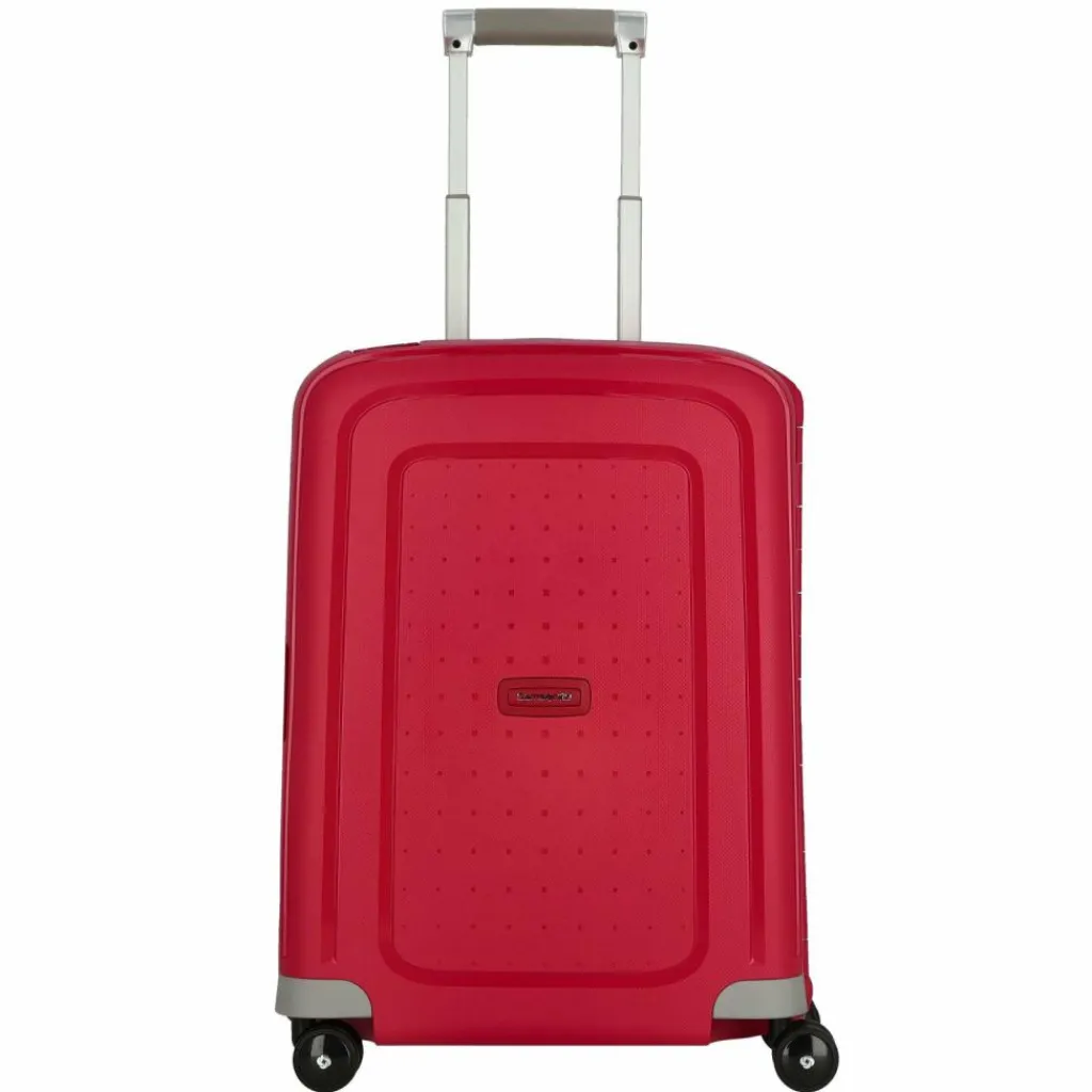 Samsonite Hartgepäck Kabinengepäck|4-Rollen Kabinentrolleys<S'Cure Spinner 4-Rollen Kabinentrolley 55 cm crimson red