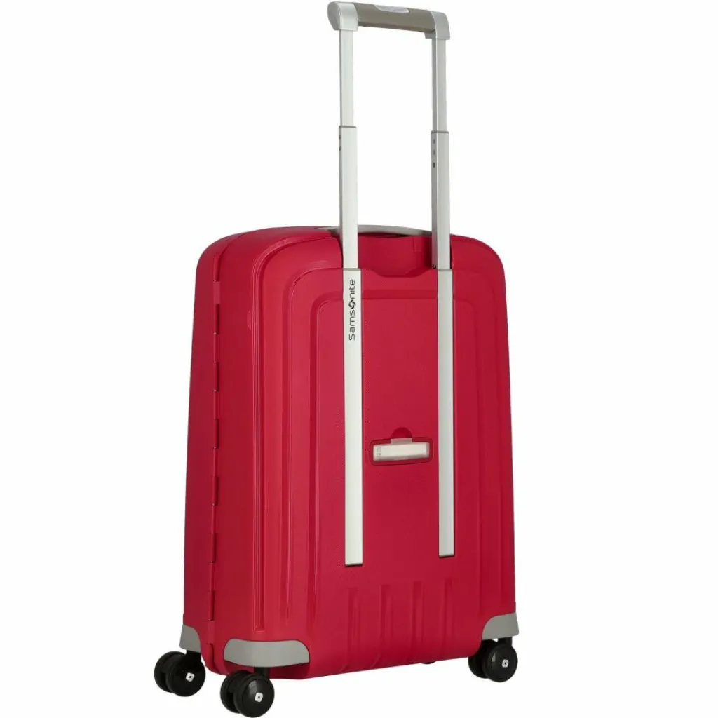 Samsonite Hartgepäck Kabinengepäck|4-Rollen Kabinentrolleys<S'Cure Spinner 4-Rollen Kabinentrolley 55 cm crimson red
