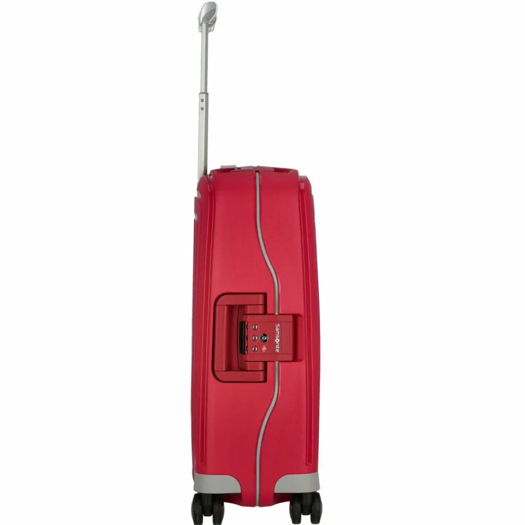 Samsonite Hartgepäck Kabinengepäck|4-Rollen Kabinentrolleys<S'Cure Spinner 4-Rollen Kabinentrolley 55 cm crimson red