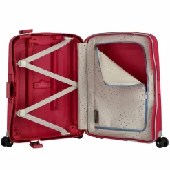 Samsonite Hartgepäck Kabinengepäck|4-Rollen Kabinentrolleys<S'Cure Spinner 4-Rollen Kabinentrolley 55 cm crimson red