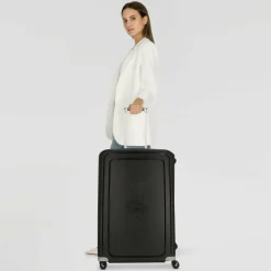 Clearance Samsonite S'Cure Spinner 4-Rollen Trolley 81 cm black