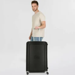 Clearance Samsonite S'Cure Spinner 4-Rollen Trolley 81 cm black