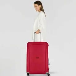 Best Samsonite S'Cure Spinner 4-Rollen Trolley 81 cm crimson red