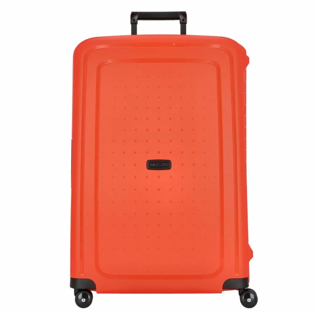 Hot Samsonite S'Cure Spinner 4-Rollen Trolley 75 cm fluo red capri