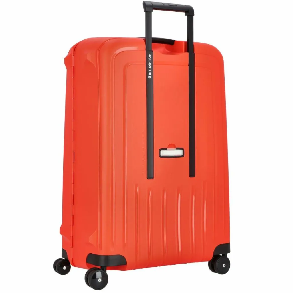 Hot Samsonite S'Cure Spinner 4-Rollen Trolley 75 cm fluo red capri