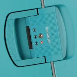 Samsonite Hartgepäck|4-Rollen Koffer<S'Cure Spinner 4-Rollen Trolley 81 cm aqua blue