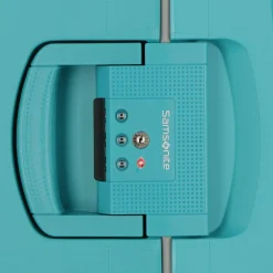 Samsonite Hartgepäck|4-Rollen Koffer<S'Cure Spinner 4-Rollen Trolley 69 cm aqua blue