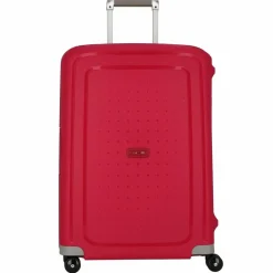 Samsonite Hartgepäck|4-Rollen Koffer<S'Cure Spinner 4-Rollen Trolley 69 cm crimson red