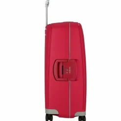 Samsonite Hartgepäck|4-Rollen Koffer<S'Cure Spinner 4-Rollen Trolley 69 cm crimson red