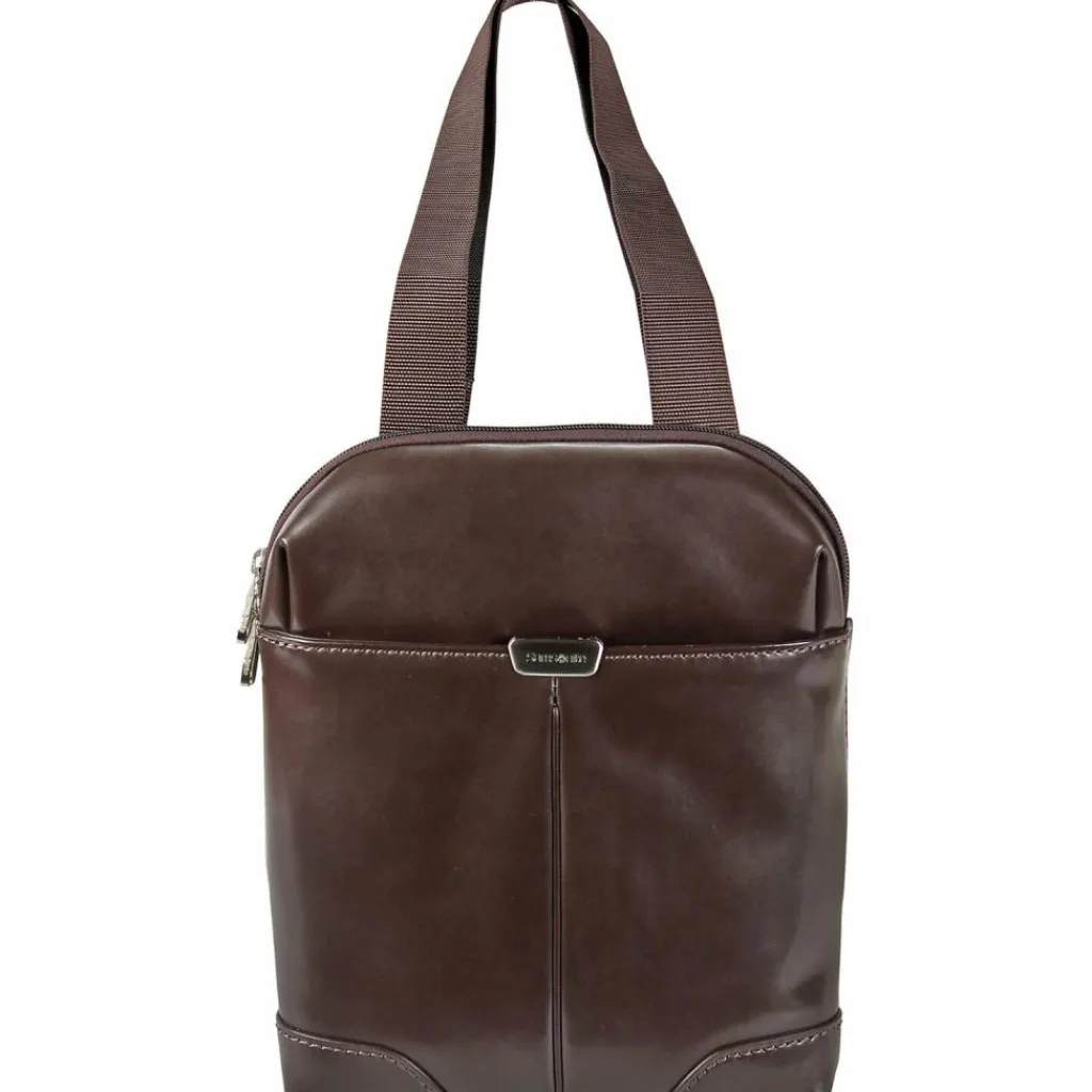 Samsonite Umhängetaschen<S-Oulite LTH Crossover Umhängetasche Leder 21 cm dark brown