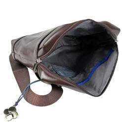 Samsonite Umhängetaschen<S-Oulite LTH Crossover Umhängetasche Leder 21 cm dark brown
