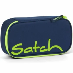 Best Satch Schlampermäppchen 22 cm dark blue neon yellow