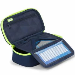 Best Satch Schlampermäppchen 22 cm dark blue neon yellow