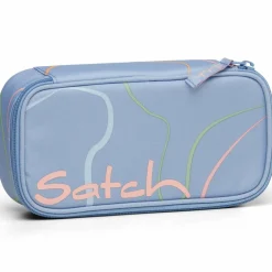 Discount Satch Schlampermäppchen 22 cm light blue rose orange