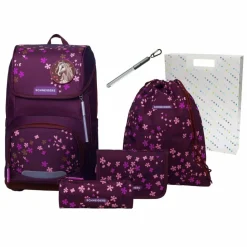 Schneiders Schulranzen & Sets<Ergoplus Schulranzen-Set 8-teilig dark red