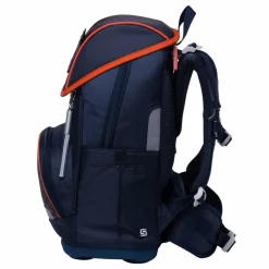 New Schneiders Ergoplus Schulranzen-Set 8-teilig black red