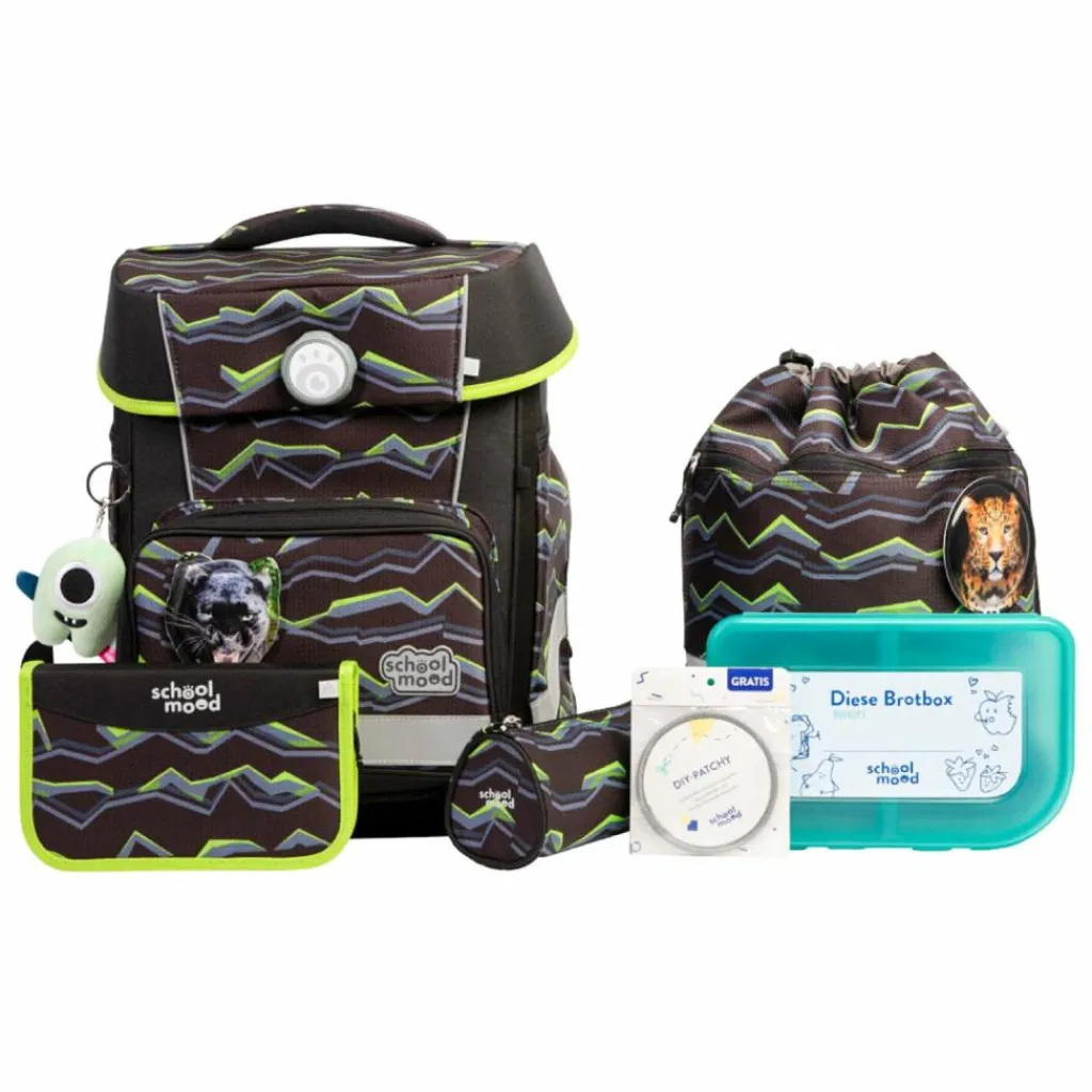 School-Mood Schulranzen & Sets<Champion Maxx Pro Mila Schulranzen-Set 7-teilig Raubkatze
