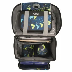 New School-Mood Champion Maxx Pro Mila Schulranzen-Set 7-teilig Rennwagen