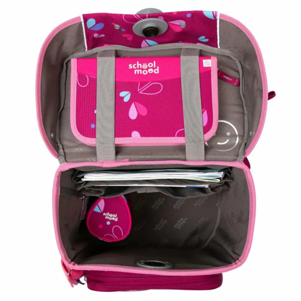 New School-Mood Champion Pro Schulranzen-Set 7-teilig Häschen