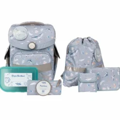 School-Mood Schulranzen & Sets<Timeless Air+ Schulranzen-Set 7tlg. aqua