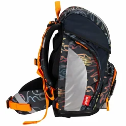 New Scout Alpha Safety Light Schulranzen-Set 5-teilig Flames