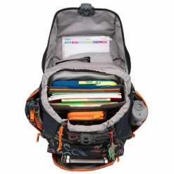 New Scout Alpha Safety Light Schulranzen-Set 5-teilig Flames