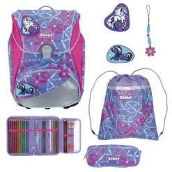 New Scout Alpha Schulranzen-Set 5-teilig Pony Love