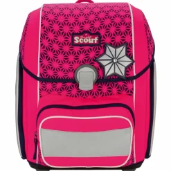 Scout Genius Neon Safety DIN Schulranzen-Set 4-teilig