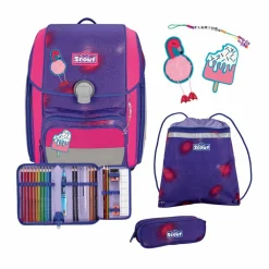 Scout Genius Schulranzen-Set 4-teilig