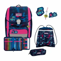 Scout Genius Schulranzen-Set 4-teilig