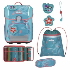 New Scout Neo Exklusiv Safety Light Schulranzen-Set 5-teilig Aloha