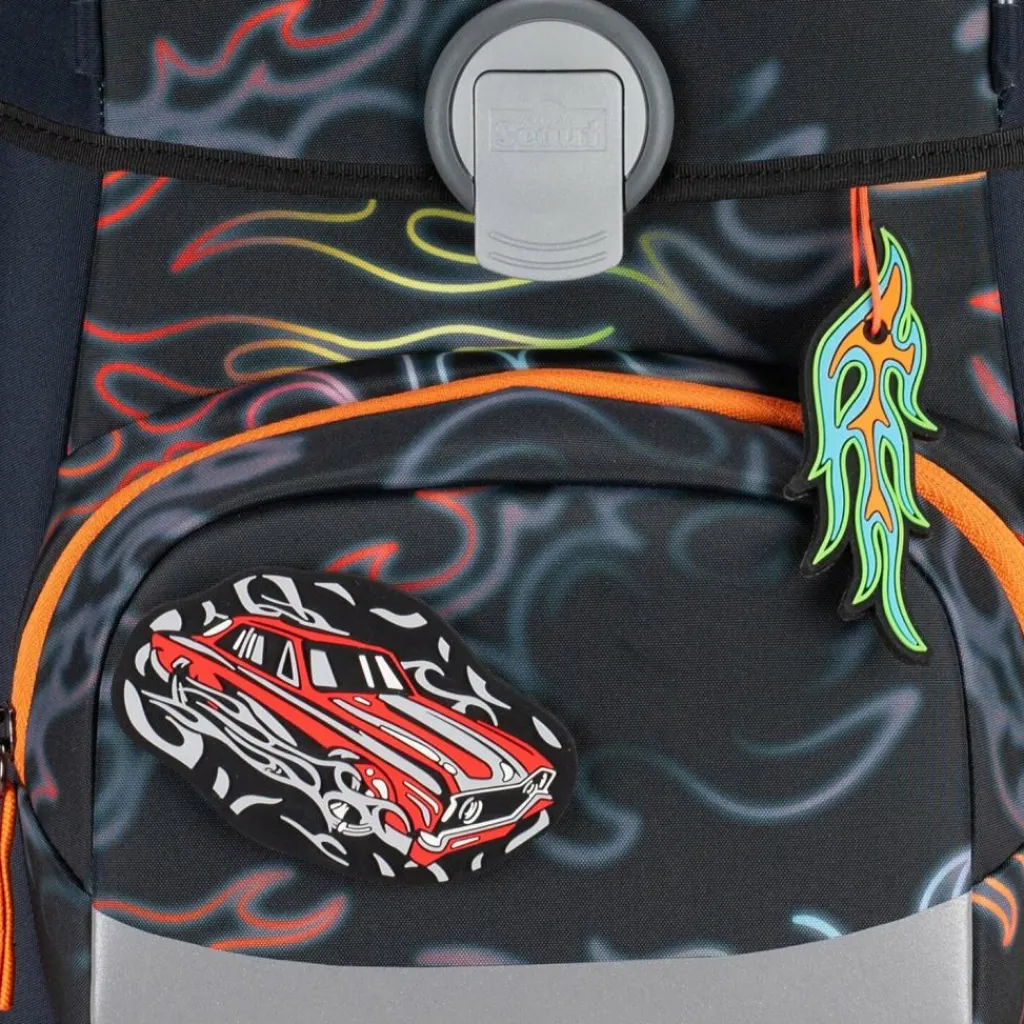 Scout Schulranzen & Sets<Neo Exklusiv Safety Light Schulranzen-Set 5-teilig Flames