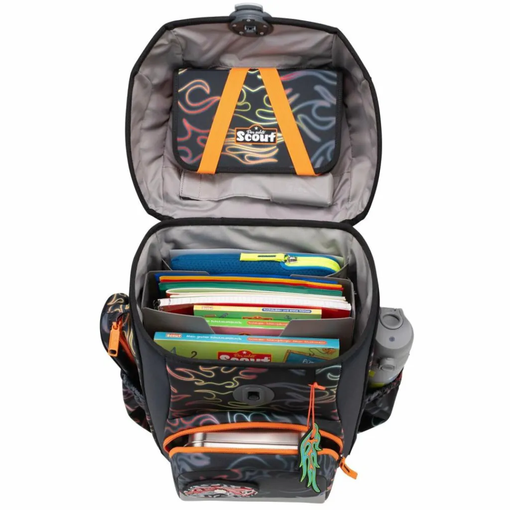 Scout Schulranzen & Sets<Neo Exklusiv Safety Light Schulranzen-Set 5-teilig Flames