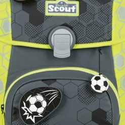 Discount Scout Neo Exklusiv Superflash Extreme Schulranzen-Set 4-teilig Soccer Star