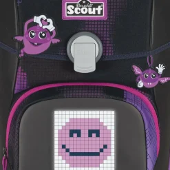 New Scout Neo Movie Star Schulranzen-Set 5-teilig Pink Pixel