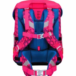 New Scout Sunny II Neon Safety Schulranzen-Set 4-teilig pink glow