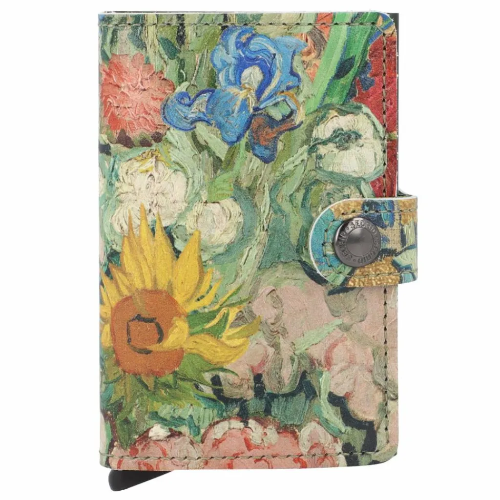 Clearance Secrid Art Kreditkartenetui RFID Leder 6 cm bouquet