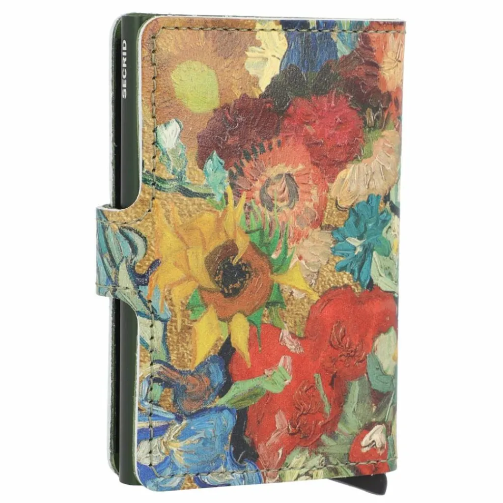 Clearance Secrid Art Kreditkartenetui RFID Leder 6 cm bouquet