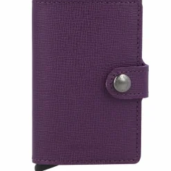 New Secrid Miniwallet Crisple Kreditkartenetui Geldbörse RFID Leder 6,5 cm purple