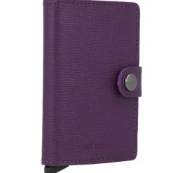 New Secrid Miniwallet Crisple Kreditkartenetui Geldbörse RFID Leder 6,5 cm purple