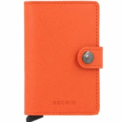 Secrid Visitenkartenetuis<Miniwallet Crisple Kreditkartenetui Geldbörse RFID Leder 6,5 cm pumpkin