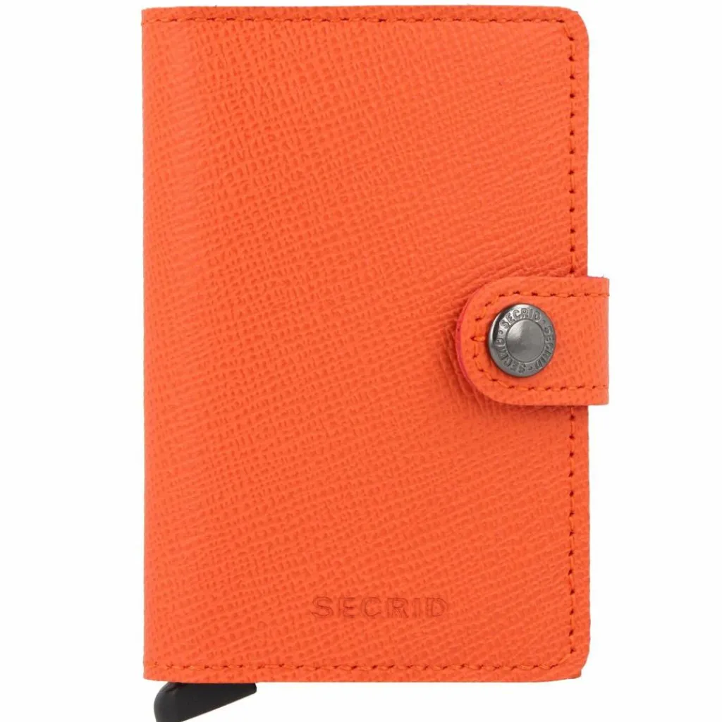 Secrid Visitenkartenetuis<Miniwallet Crisple Kreditkartenetui Geldbörse RFID Leder 6,5 cm pumpkin