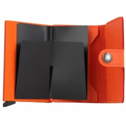 Secrid Visitenkartenetuis<Miniwallet Crisple Kreditkartenetui Geldbörse RFID Leder 6,5 cm pumpkin
